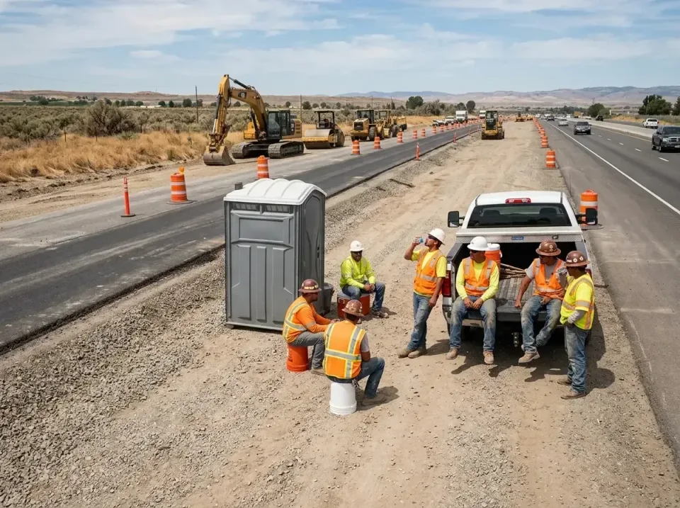 highway-road-construction-crew-007 — frequently asked questions, Porta Potty and Restroom Rentals in Mayodan, NC